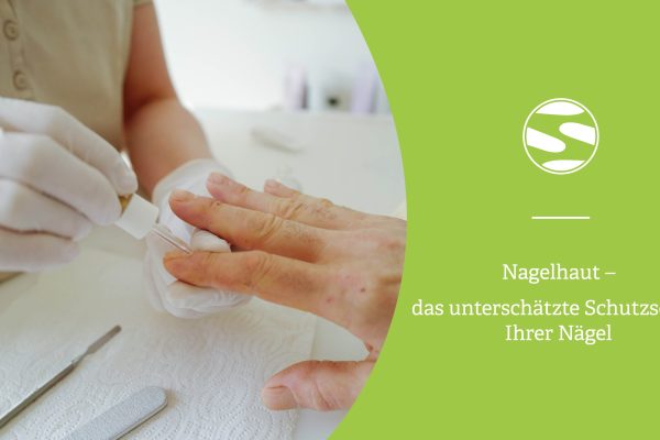 Nagelhautentferner wird mit einer Pipette auf die Nagelhaut aufgetragen